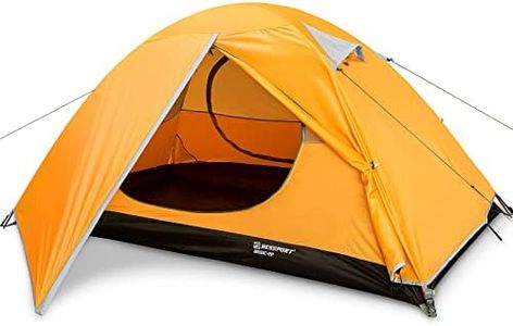 Bessport Camping Tente 2 Personnes Ultra Légère Facile à Installer Tentes 4 Saison Imperméable Dôme Double Couche Tente AdulteTente Camping Ventilée pour Pique-Nique Randonnée