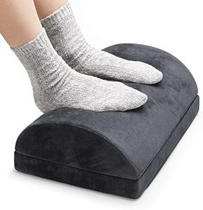 Sky Solutions Under Desk Foot Rest - Memory Foam, Ergonomic, Adjustable Footrest for Under Desk Cushion, Gaming Stool - Work from Home Essentials & Desk Accessories