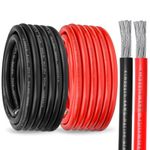 4 Gauge Marine Wire Tinned Copper Boat Cable, Standard USA OFC Oxygen Free Copper Wire for Automotive Boat Speakers Solar Outdoors (4 Gauge 20FT Red+20FT Black)