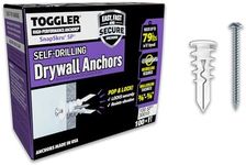 TOGGLER SnapSkru SP Self-Drilling Drywall Anchor for Hollow Wall, Made in The USA, Glass-Filled Nylon, for #6 to #10 Fastener Sizes