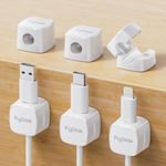 6 Pack Magnetic Cable Clips, FlyCoc