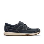 Clarks Men's Sailview Lace, Navy Nubuck, 7.5 UK