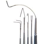 5-Piece Rigging Tool Set Miniature Fingers for Ship Modelers