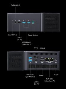 MINISFORUM UM890 Pro Mini PC – Ryzen 9, 32GB RAM, 1TB SSD, Quad Display