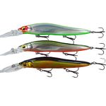 momolures Bass Lures JERK MASTER R+2 110mm 16g Floating Diving Jerk Bait lure for Pike Bass Zander fishing ONETEN Style (3pcs Assort 01)