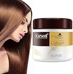 Karseell Collagen Hair Treatment 16.90 oz 500ml Deep Repair Conditioning Argan Oil Collagen Hair Mask Essence for Dry Damaged Hair