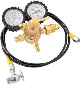 LTIENBST 4000Psi Nitrogen Regulator Kit,Nitrogen Shock Fill Tool with No-Loss Schrader Chuck & Gauge Compatible with Kawasaki,Dirt Bike, ATV, UTV,Moto,Yamaha