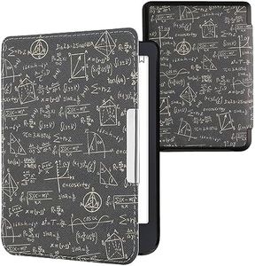 kwmobile Custodia eReader Compatibile con Tolino Shine 3 Cover - eBook Reader Flip Case - verde/giallo -