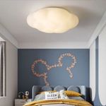 LED Cloud Ceiling Lamp Chandelier Warm and Romantic Children's Room Ceiling Light for Bedroom, Living Room, boy or Girls' Room, 36W, 3 Lighting, 17.8''