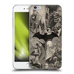 Head Case Designs Officially Licensed Batman DC Comics Logo Collage Distressed Hush Soft Gel Case Compatible With Apple iPhone 6 Plus/iPhone 6s Plus