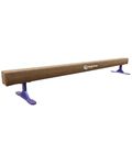 Tumbl Trak Addie Gymnastics Training Balance Beam with Risers, Suede Gymnast Beam For Gymnastics