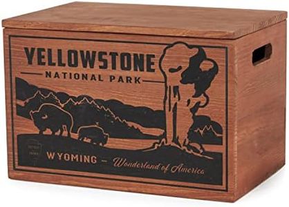 Better Wood Products Limited Edition Protect The Parks Series All Natural Fatwood Fire Starter Sticks, 13 Pound Wooden Crate, Yellowstone