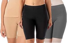 Regalia Procot Women's Cycling Shorts (REGCTSBA3X_Beige, Black, Dark Grey_3XL)