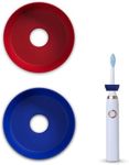 The Drip Dodger Electric Toothbrush Drip Guard (Pack of 2) – Adjustable Silicone Ring to Keep Charging Base Clean – Fits Oral-B, Sonicare & More – Dishwasher-Safe - Stops Paste & Water Mess