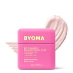 BYOMA Bio-Collagen Radiance Face Mask - Transformative Peel Off Mask For Glass Skin - Instant radiance, Visibly Improved Elasticity, Firms, Reduces Appearance of Wrinkles - Cica & Ceramides