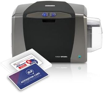 2ID- Genuine Fargo DTC1250e Single Sided ID Card Printer 050000 | Professional ID Card Machine for Corporate, Government, Student IDs, and More