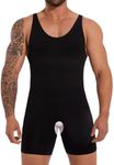 SLIMBELLE Shapewear Men's Undershirts Tummy Control Full Body Shaper Men's Underwear Bodysuit Seamless Lightweight Shaping Tank Top