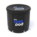 The Cold Pod Ice Bath Tub for Athletes : Cold Plunge Tub Outdoor 88 Gallons with Cover, Portable Ice Bath Barrel Plunge Pool for Cold Dippers