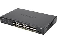 NETGEAR S350 Series 24-Port Gigabit PoE+ Ethernet Smart Managed Pro Switch with 2 SFP | 190W Rack-mountable | Technical Phone and Chat Support (GS324TP)