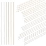 Swpeet 35Pcs Milkly Plastic Rods As