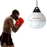 Goplus Water Aqua Bag, 21'' 180 Pound /18” 110 Pound Heavy Punching Bag with Adjustable Metal Chain, Water Injection Hose, Boxing Training Bag for Adults Fitness, MMA