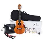 Enya Tenor Ukulele 26 Inch,Mahogany and Ebony – with Starter Kit Includes Free Video Lessons, Case, Strap, Strings, Capo, Sand Shaker, Picks, Polish Cloth (EUT-X1)