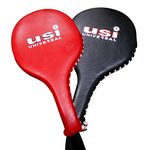 USI UNIVERSAL THE UNBEATABLE Target Pad, 627PD Leather Immortal Target Paddle For Karate, Target Pad For Karate Boxing & MMA, Martial Art Equipment, Hand Crafted Dense Padding, Excellent Coaching Tool