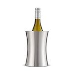 Oak & Steel - Premium Wine Cooler Bucket - Stainless Steel Double Walled Wine Bottle Cooler - Champagne Bottle Cooler 19cm x 10cm - Gift for Birthday, Wedding, Anniversary and Summer Garden Party