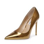 Steve Madden Women's Pump, Metallic Bronze, 8.5