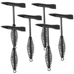 ZOENHOU 6 PCS 10.5" Welding Chipping Hammer, 1.1Lbs 500g Welding Hammer with Coil Spring Handle, Welding Slag Hammer