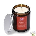 Sweetvibes Extra Strong Scented and Long Burning Tuberose Candle - Relax and Unwind with Calming Tuberose Scented Candles for Aromatherapy at Home, Bathroom, Spa, Study Room