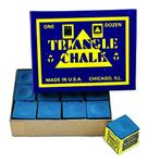 KBA Pool and Snooker Blue Chalk (12 Pieces)