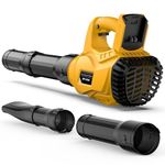 Cordless Leaf Blower for Dewalt 20V Max Battery Powered(Not Battery), 500CFM/150MPH Electric Leaf Blower with 6 Speed Modes,Lightweight Rechargeable Leaf Blower for Patio,Lawn Care,Dust & Snow Blowing