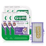 Gum Orthodontic Wax Mint w/VIT E and Aloe Vera, 6X35 uses (210 uses in 6 Units), 724RQE