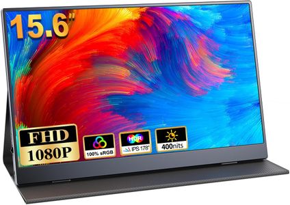 18.5" Portable Monitor – 120Hz FHD IPS, USB-C/HDMI, 100% sRGB, VESA, Smart Cover