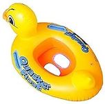 Inflatable Car Baby Kids Toddler Safety Swimming Pool Float Seat Boat Ring Wheel (Duck)