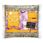 Elixir Gardens Bumper Crop Onion, Leek & Garlic Food | 500g-25kg Weights Available in Bags & Tubs | Bulb Root Fertiliser & Plant Feed | 1kg Bag | Treats over 14sqm