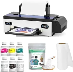 SENORTIAN DTF Printer L1800 Printer Machine 13in with Safety Software and Roll Feeder, Advanced Ink System, Direct to Film High-Speed Printing for T-Shirts, Hoodies, DTF Bundle Set