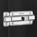 Plantex Premium Heavy Duty Door Stopper/Door Lock Latch for Home and Office Doors - Pack of 1 (Chrome)