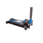 K Tool International XD63133 3.33 Ton Low Profile Service Floor Jack for Garages, Repair Shops, DIY, Dual Pump Piston 6,600 lbs. Capacity, Lifting Range 3.5" - 21.375", Heavy Duty Steel, Black/Blue