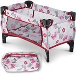 Litti Pritti Take Along Travel Crib Pack and Play Accessory for Dolls - Perfect for 18" Dolls