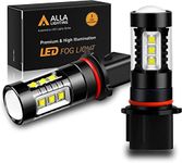 Alla Lighting Bright 12277 P13W LED Daytime Running Lights Bulbs SH23W, 6000K Xenon White DRL or Fog Lamps Replacement 3200 Lumens Upgrade