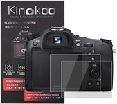 kinokoo Tempered Glass Film for SONY DSC-RX10/RX10M2/RX10M3/RX10M4 Crystal Clear Film Sony RX10 II/III/IV Screen Protector Bubble-free/Anti-scratch(2 pack)