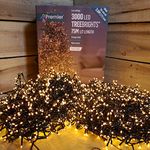 3000 Vintage Gold Treebrights Multi Action Christmas Tree Lights