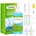 CenDale Premium DTF Printhead Cleaning Solution - Universal Printhead Cleaner Kit for Any DTF & DTG Printers, Print Head Cleaning Kit for Epson ET8550 L1800 XP15000 R1390 XP600 Ink Printer (100ML)