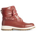 Sperry Women's Maritime Repel Snow Boot, Red Nylon, 11