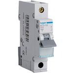 Hager MTN132 Miniature Circuit Breaker, 1 Pole, 1 Module, Type B, 6 kA Breaking Capacity, 32 A Current