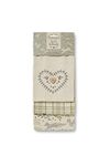 Cooksmart British Designed Pack of 3 Tea Towels | Luxury Tea Towels for Kitchen | Modern Designed Tea Towel Set