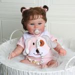 GOAROY Reborn Baby Dolls Girl Maddie - 20 Inch Realistic Newborn Lifelike Real Baby Dolls That Look Real Soft Vinyl Doll Gift for Kids Age 3+