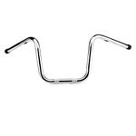 10 Inches Rise 1'' HandleBar Fits for Harley Sportster 883 1200 48 Dyna Fatboy Street Bob Softail Low Rider Chrome